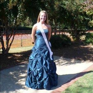 Midnight blue formal/ prom dress